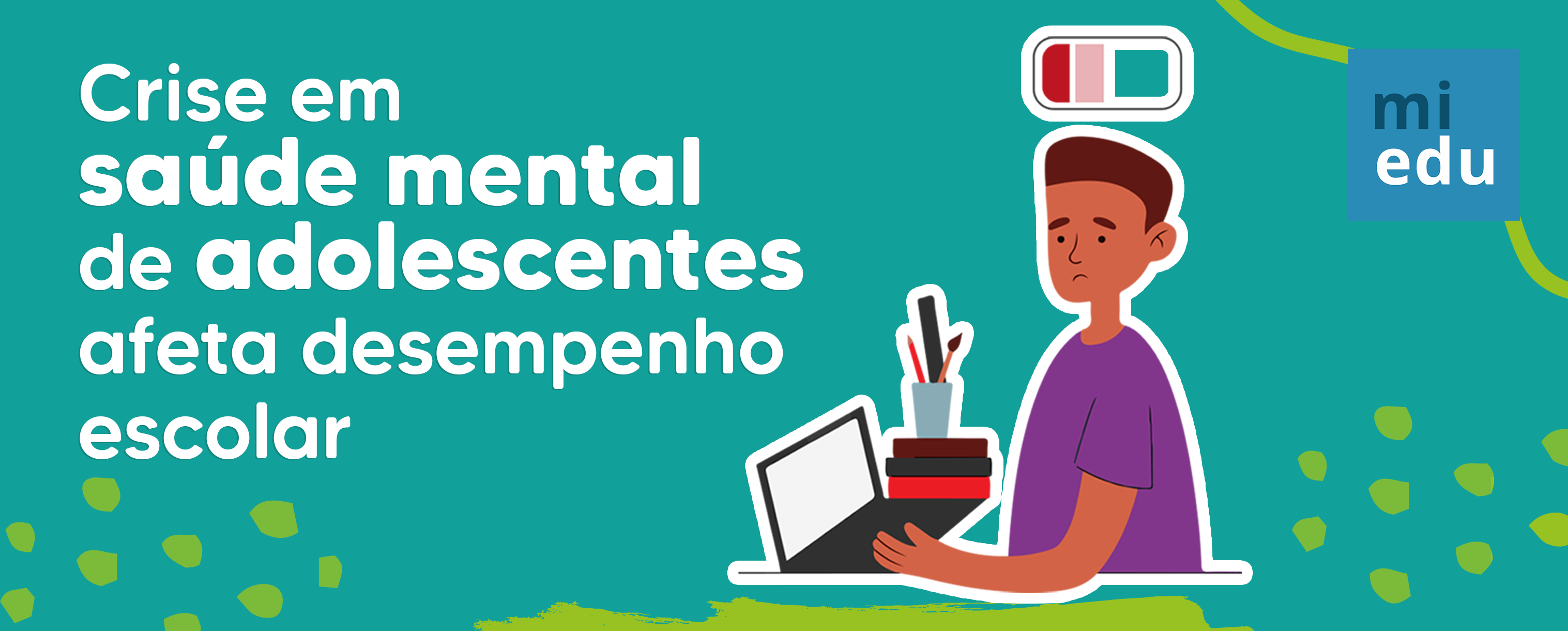 Crise em saúde mental de adolescentes afeta desempenho escolar